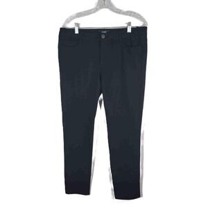 PAIGE Black Skinny Pants Button Closure Front Pockets Size 32